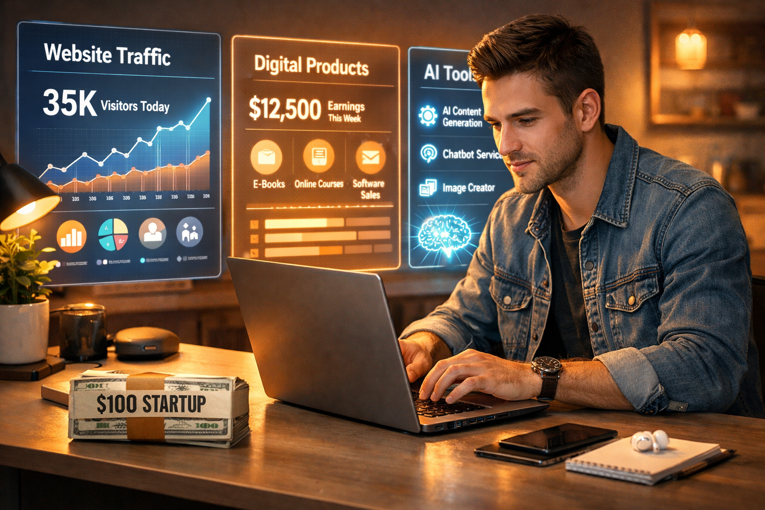 How to Start an Online Business With Less Than $100