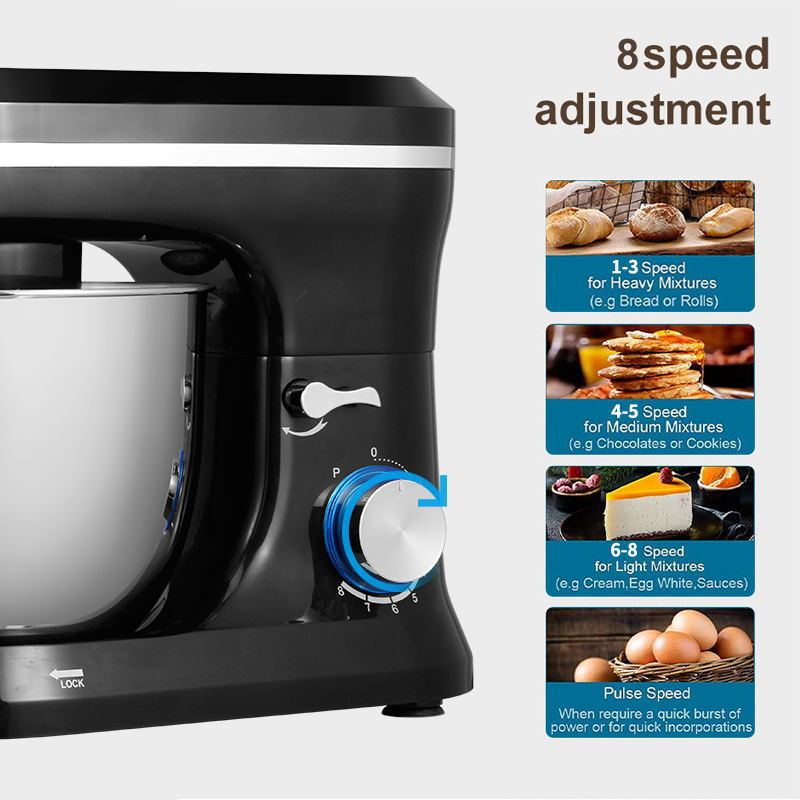 Chef's Cream Blender Stand Mixer Egg Beater - Image 7