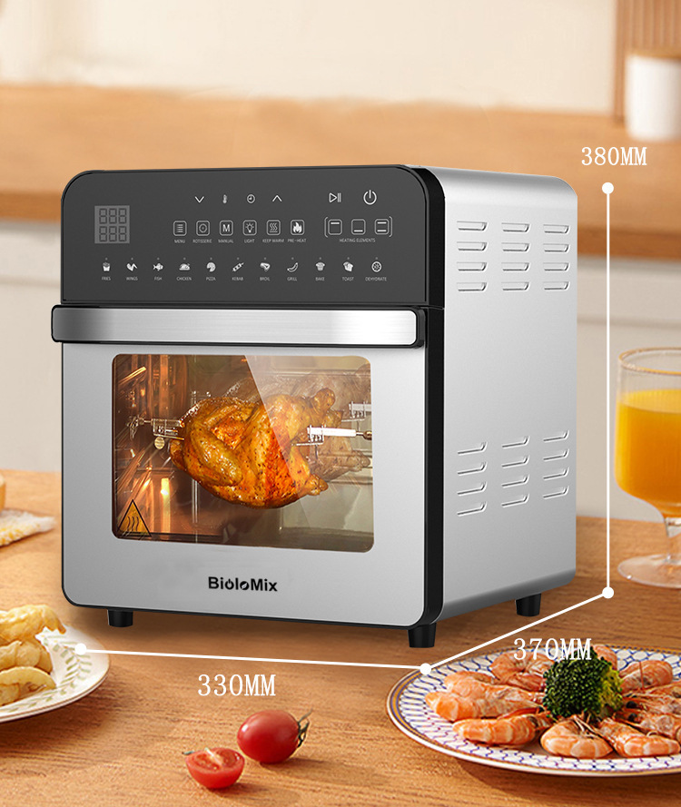 Stainless Steel Double Heating Air Oven - Image 8