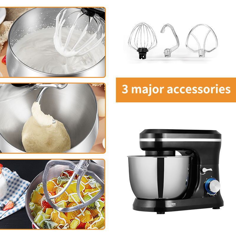 Chef's Cream Blender Stand Mixer Egg Beater - Image 10