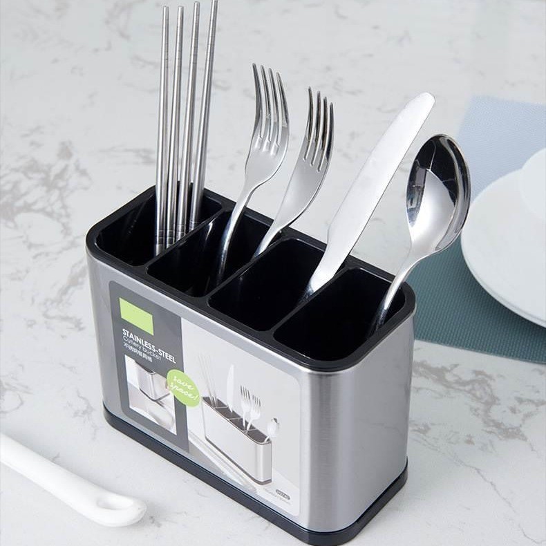 Stainless Steel Kitchen Utensil Holder, Kitchen Caddy, Utensil Organizer, Modern - Image 10