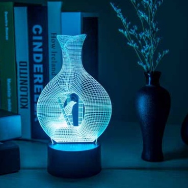 Creative 3D night light LED lamp - Image 4